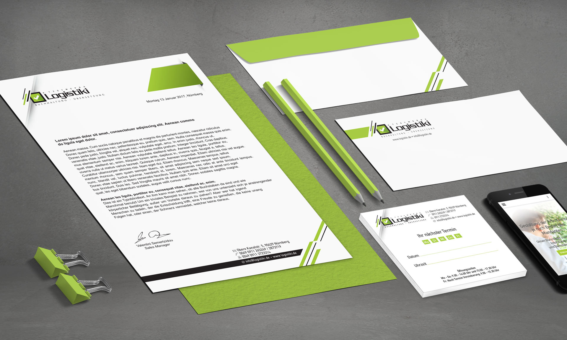 Εταιρική ταυτότητα Logistiki